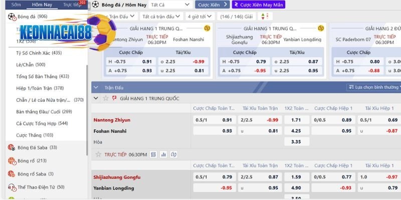 Yên tâm tuyệt đối khi đặt cược tại sảnh thể thao chuyên nghiệp