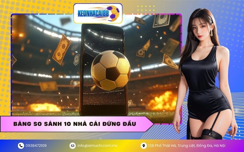 Bảng so sánh 10 nhà cái đứng đầu